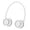 White, variant on Bladeless Neck Fan Headphone Style Wearable Cooling Fan 3 Speed Silent Turbine USB Rechargeable Hands-Free Portable Personal Fan for Outdoor Commute Sports Travel