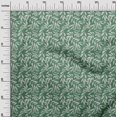 thumbnail image 3 of oneOone Tissu Polyester Spandex Vert Matériel de Robe Florale Tissu Imprimé Tissu au Mètre 56 Pouces de Large-S0, 3 of 4