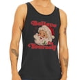 thumbnail image 2 of Believe in Yourself Santa Tank Top Unisex 2X-Large Black, 2 of 5