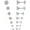 Silver, variant on 7 Pairs Round Cubic Zirconia Earring 316L Stainless Steel Stud Earrings Flat Back Stud Earrings for Women Men, Silver
