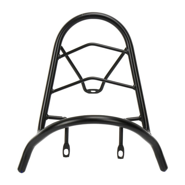 Portaequipajes trasero para motocicleta, práctico portaequipajes decorativo modificado Negro