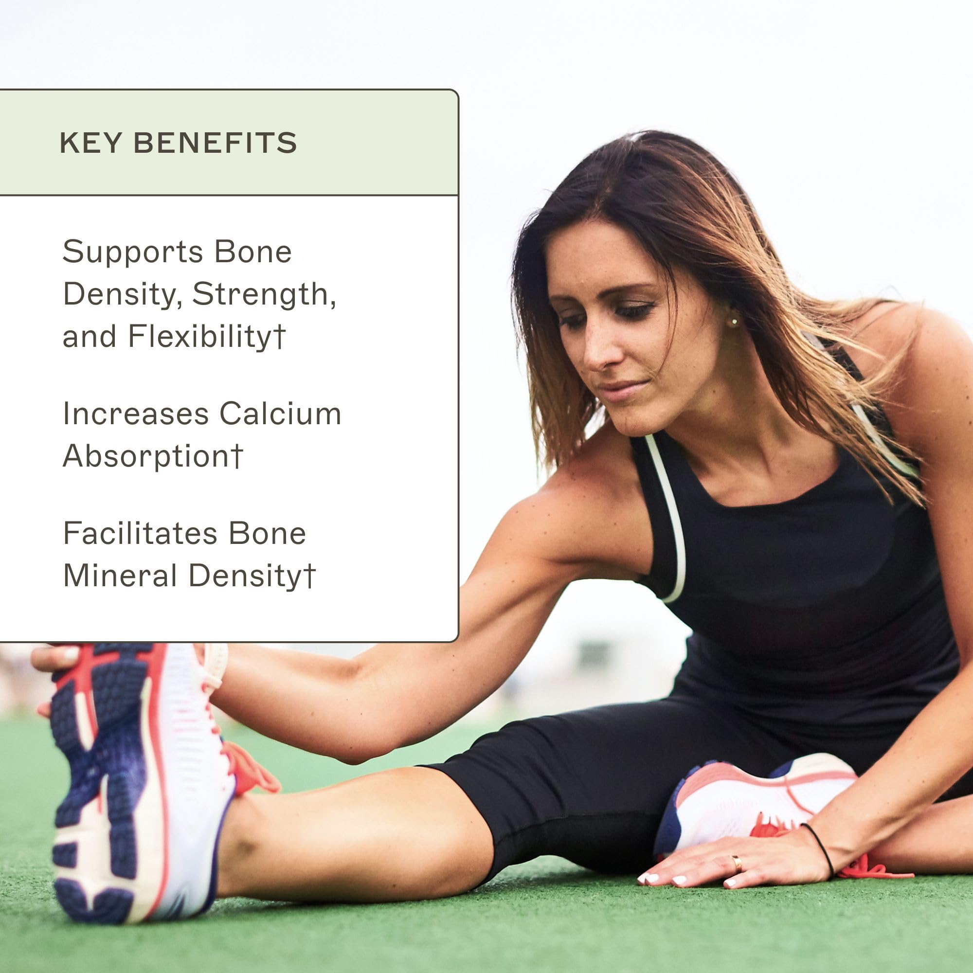 Amy Myers MD OsteoDura - Bone Growth & Flexibility Support Supplement - Calcium with Sea Minerals & Vitamin K2 - Bone Health Formula - 120 Capsules (60 Servings)