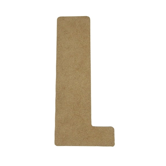 Wooden Letter Unfinished, Lemon Drop Font, Craft Cutout