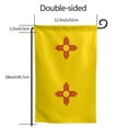 thumbnail image 3 of New-Mexico Double Sided Garden Flag for Indoor Outdoor Decorations 12.5 * 18 Inches Square, 3 of 7