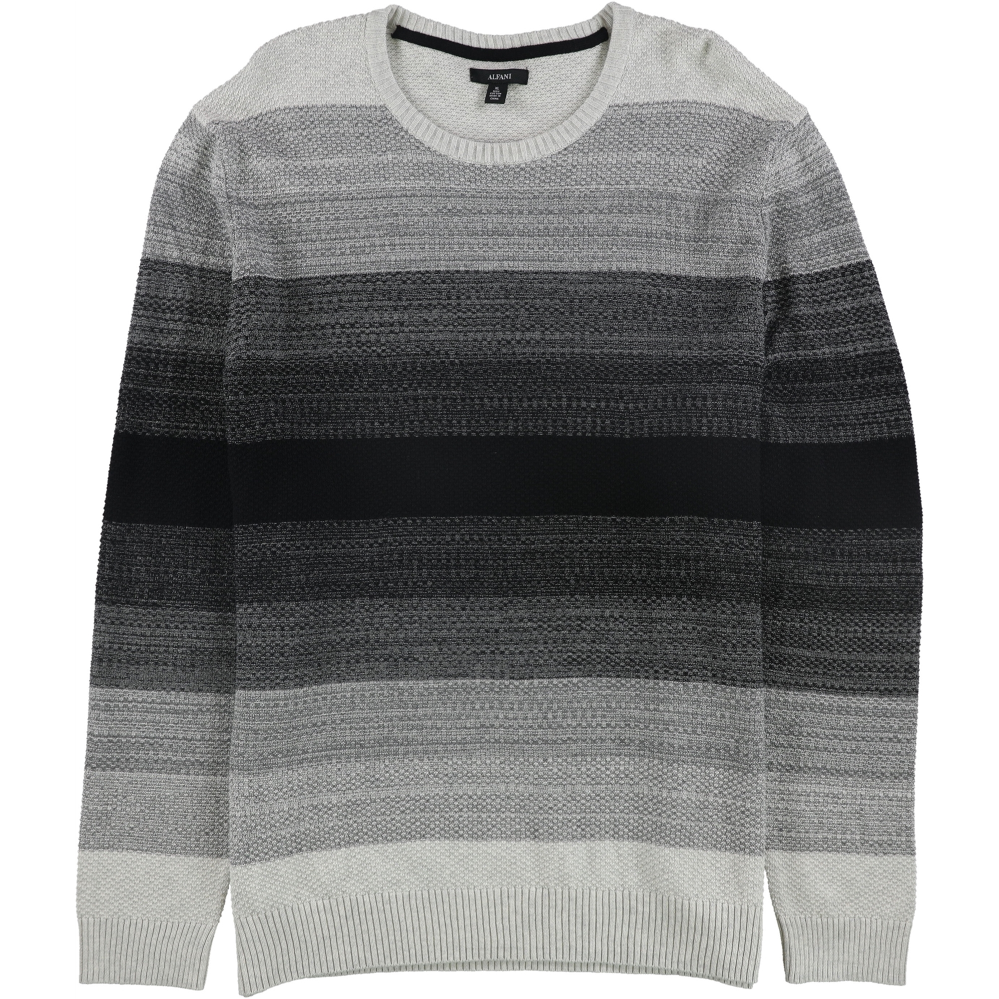 Alfani Mens Textured Ombre Pullover 
