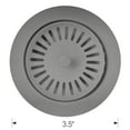 thumbnail image 4 of Blanco 240338 Decorative Metal Disposal Flange, Concrete Gray, 4 of 7