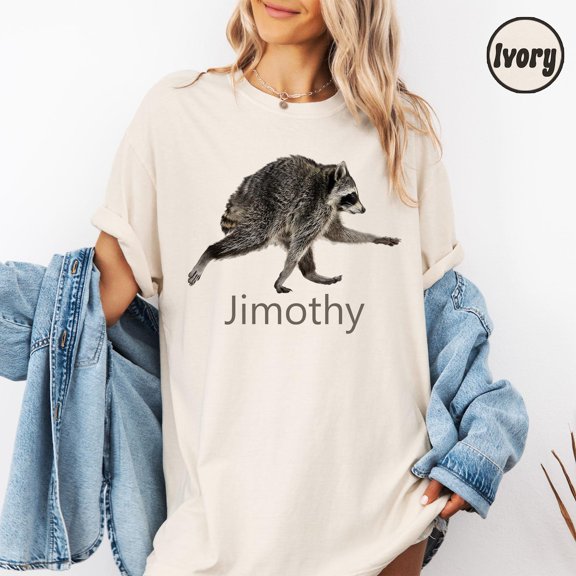 Jimothy Raccoon Shirt, Viral Meme Tee, Funny Animal T-Shirt