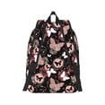 thumbnail image 3 of Daiia Butterflies1 Vintage Canvas Backpack for Men and Women ,Hiking Backpack,Travel Laptop Bag for School,Large Capacity Backpack, 3 of 8