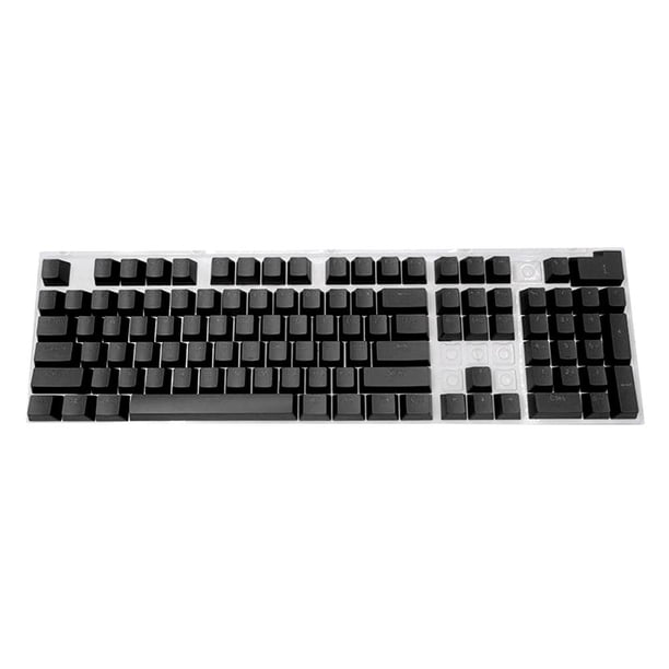 Juego de teclas universales para teclado mecánico Bakclit Key Cap Black 104pcs PC