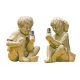 thumbnail image 2 of CNKOO A KID WITH SOLAR FIREFLIES GARDEN STATUE-GARDEN DECORATION, 2 of 7
