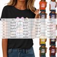 thumbnail image 4 of NOLDARES Halloween Shirts for Women Cute Ghost Shirt Graphic Tee Spooky Season Fall T Shirt Short Sleeve Tops(Light Gray,XXXL), 4 of 7