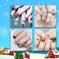 thumbnail image 4 of Envolturas de uñas navideñas Pegatinas de uñas de gel lindas Pegatinas de manicura autoadhesivas, 4 of 5