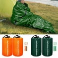 thumbnail image 2 of Zeiwohndc Windproofed Thermals Survival Sleep Bag Compacts for Hiking Backpacking Trip, 2 of 15