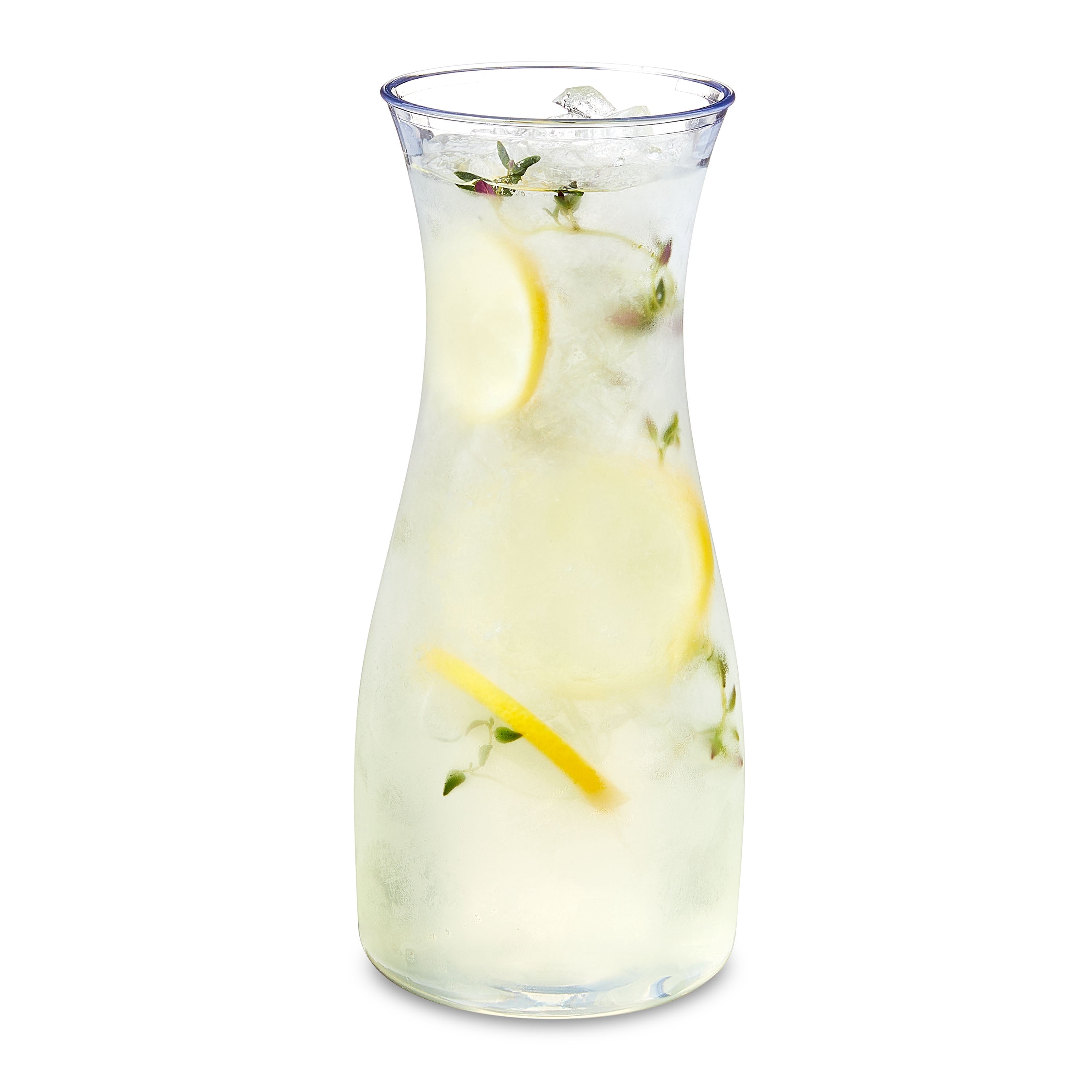 Way To Celebrate Clear Plastic Carafe with Lid, 25.4 fl oz