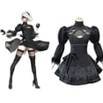 thumbnail image 2 of NieR:Automata - Disfraz de cosplay 2B, vestido, traje de carnaval de Halloween, 2 of 5