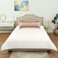thumbnail image 6 of Haosy Satin Pillowcase for Hair and Skin Standard Cooling Silk Pillow Case with Envelope Closure Zigzag Geometric 20"x30", 6 of 9