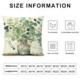 thumbnail image 6 of Nawypu  Pillow Covers Set of 2 Eucalyptus Leaves Mason Jar Butterfly Blue Pillowcase Summer Decorations Farmhouse Decor for Couch Sofa, 6 of 6