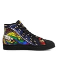 thumbnail image 2 of Love Is Love Lgbt Christian Cross High Top Canvas Shoes Sneakers Black Size 4.5, 2 of 7