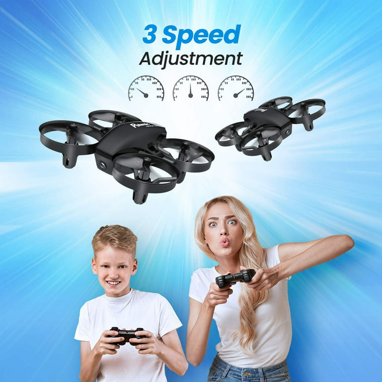 Potensic A20W Mini Drone with Camera for Kids and Beginners, 720P RC FPV  Drone, Easy to Fly Portable Quadcopter with Altitude Hold, Headless Mode,  Route Setting, Gravity Sensor, 3 Batteries 