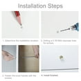 thumbnail image 3 of Crystal Knobs Drawer Pull Handle Cupboard Cabinet Door Gold Color 20mm Dia 10pcs, 3 of 8