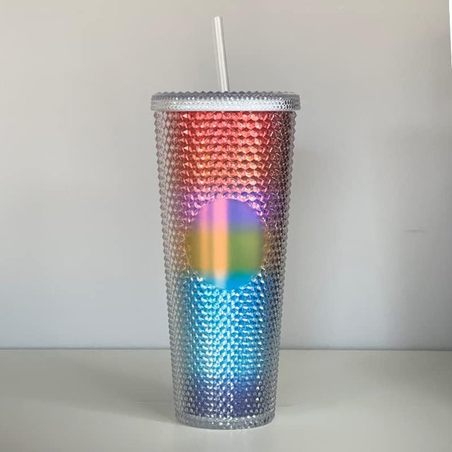 Non-Branded Studded Tumbler (24 oz, Pride)