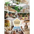 thumbnail image 6 of Golf Tablecloth Rectangle Table Cloth 52x70, Waterproof Tablecloth Outdoor Table Cloth, Green Forest Tree Balls Clubs Sports Cartoon Washable Table Cover for Kitchen Dinning Party, 6 of 8
