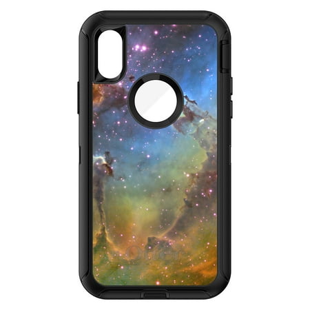 Max Eagle Series - DistinctInk® Custom Black OtterBox Defender Series Case for Apple iPhone XS Max (6.5