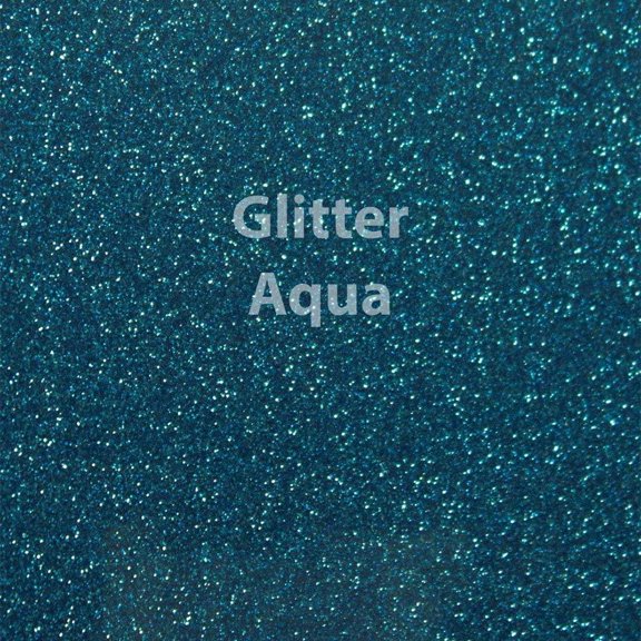Siser Glitter Heat Transfer Vinyl 20" x 12" Sheet (Aqua)