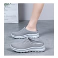 thumbnail image 4 of Women’s Closed-Toe Slip-On Mules – Breathable Flyknit Casual Shoes with Soft Lightweight Comfort Sole, 4 of 9