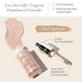 thumbnail image 3 of PÜR MINERALS 4-in-1 Love Your Selfie Longwear Foundation & Concealer Full Coverage, Hydrating Formula, Cruelty Free, 1.7 F. Oz.,Ivory Beige/Mp1, 3 of 6