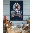 thumbnail image 2 of Chicken Coop Sign - Chicken Daddy - Durable Metal Sign - Use Indoor/Outdoor - Makes a Funny Chicken Farm Decor and Gift Under $20 (8" x 12"), 2 of 3
