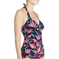 thumbnail image 2 of Tommy Bahama Women Printed Tummy-Control Halter Tankini Top,Multi, S, 2 of 5