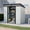 White, variant on Alvantor Outdoor 6 x 5 Ft Storage Shed Metal Garden Shed with Sliding Doors and Transparent plate for Backyard, Garden White