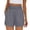 Gray, variant on Womens Shorts Solid Color Style Pocket Casual Summer Shorts For Daily Wear