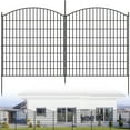 thumbnail image 2 of Zzistar 10 Pieces Metal Outdoor Fence ，Garden Fence Outdoor Without Door, 2 of 7