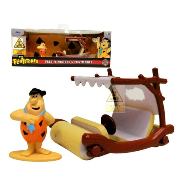 Tronco móvil Picapiedra Jada 1:32 Colección Jadatoys Troncomóvil Picapiedra 1:32 café