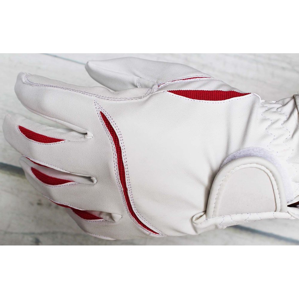 Women's LARGE English Equestrian Horse Riding Sheep Leather Gloves Pink