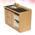 thumbnail image 2 of 1PC Wooden Pocket Funiture Washbasin Stand Miniature Kitchen Sink Epitome for Mini Rooms, 2 of 9