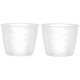 thumbnail image 1 of Clear Plastic Graduated Measuring Cups, Rice Measuring Cups, Electric Rice Cooker Replacement Cups, Kitchen Supplies, Clear, Pack Of 2, One Size, 1 of 4