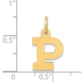 thumbnail image 3 of 14k Small Block Initial P Charm, 3 of 3