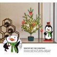 thumbnail image 3 of CPDD Décorations de Table de Noël Bois Signe de Table de Noël Signe Pingouin Plaque Rustique Décoratif Signe de Noël Vacances Autoportant Décor de Table, 3 of 6
