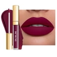 thumbnail image 1 of DE'MUMU Lápiz labial malva mate para mujer Superstay Lápiz labial rojo de larga duración Lápices labiales líquidos a prueba de manchas Maquillaje de labios libre de crueldad (DM03 Mauve Cyber), 1 of 5