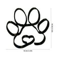 thumbnail image 2 of fsxdhpcsgfc Metal Statue Abstract Dog Sculpture Animal Collection Decoration Living Room Study Decoration Ironwork Bust Candle Torso Statue Edge Sculpture, 2 of 4