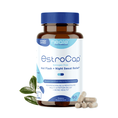 Heale - EstroCap Menopause Relief - Hot Flashes Night Sweats - Clinically proven, 60 count