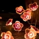 thumbnail image 1 of Luces LED Sakura, guirnalda de flores de cerezo, guirnalda de luces de cerezo rosa para fiestas, bodas, cumpleaños y decoración (2 m, 10 LED), 1 of 5