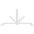 thumbnail image 4 of 84"W x 42"H x 4"D x 4"F, 12/12 Pitch, Vanguard Architectural Grade PVC Gable Bracket, 4 of 8