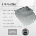 thumbnail image 2 of Batería Charger Adecuada para Ma*kita 18V 21V Batería Li-ion Portátil Rápida Charger para Ma*kita Reemplazo de Batería, 2 of 6