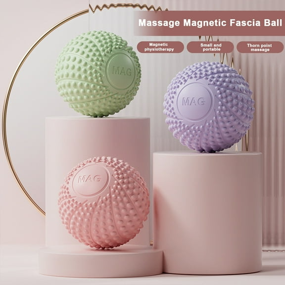 Anvazise Acupoint Massage Ball Relax Muscles Alleviate Muscle Pain Body Massage Yoga Arm Health Care Accessory Pink One Size