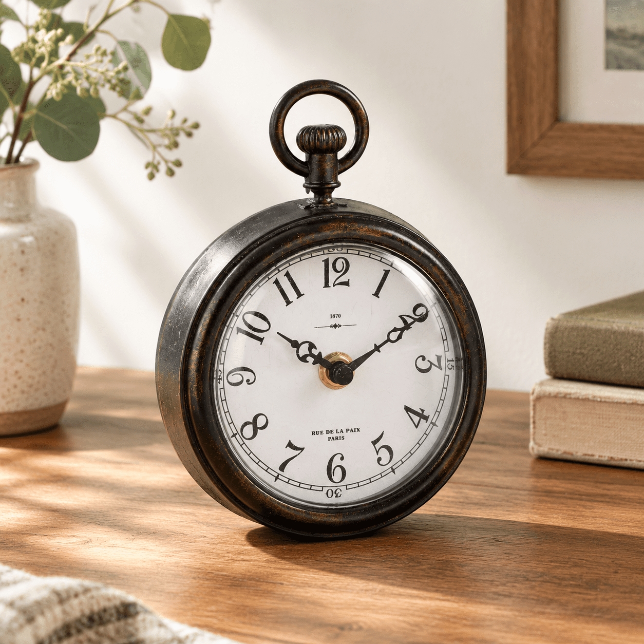 Vintsmall Wall Clock Pocket-watch Decorative 4.6 Inch