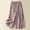 Pink, variant on pstuiky Wide Leg Trousers Women, Cotton and Linen Solid Color Loose Long Linen Pants Pants Simple Gym Pants Women Holiday Gifts Blue L